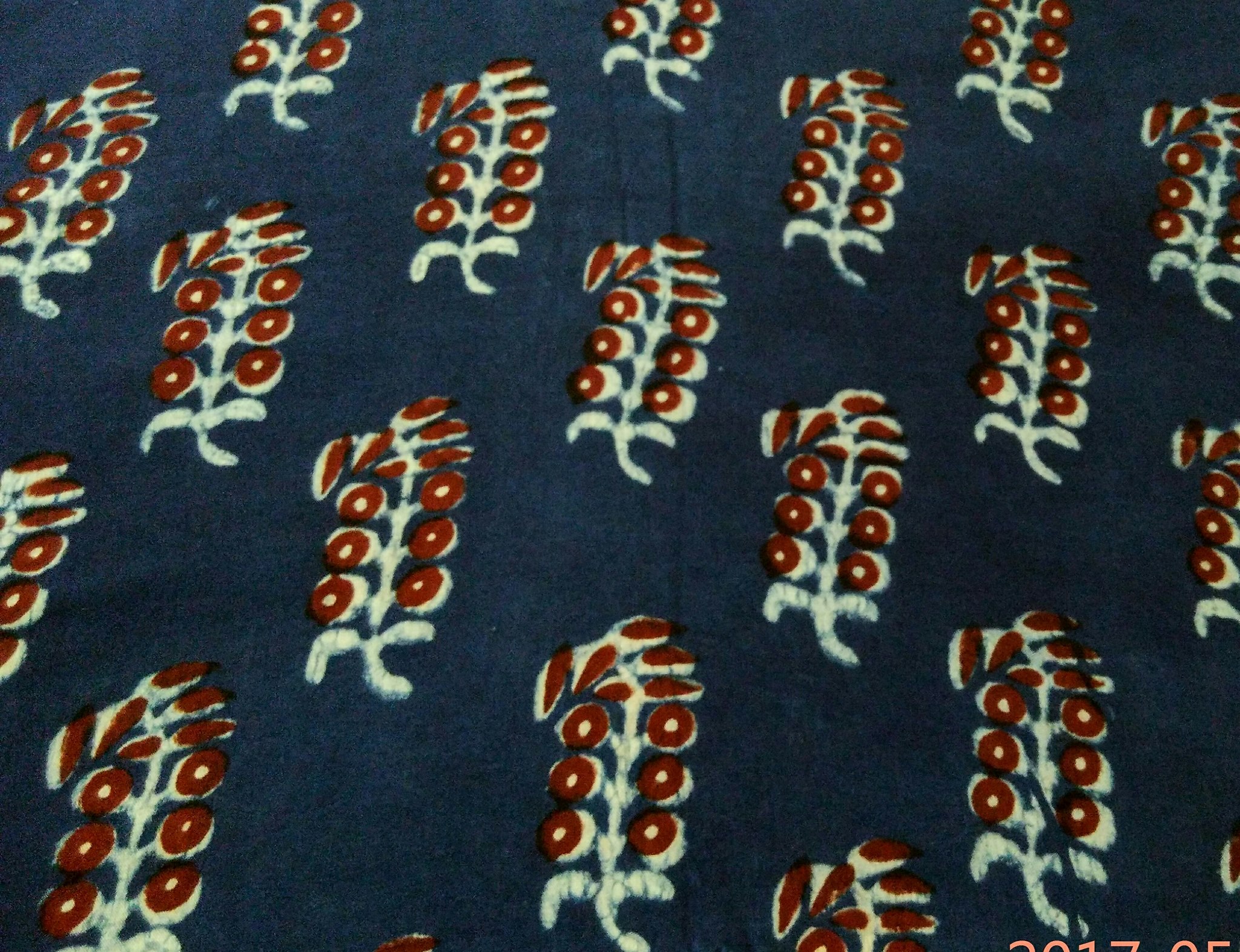 Modal fabric with Nanada Indigo print