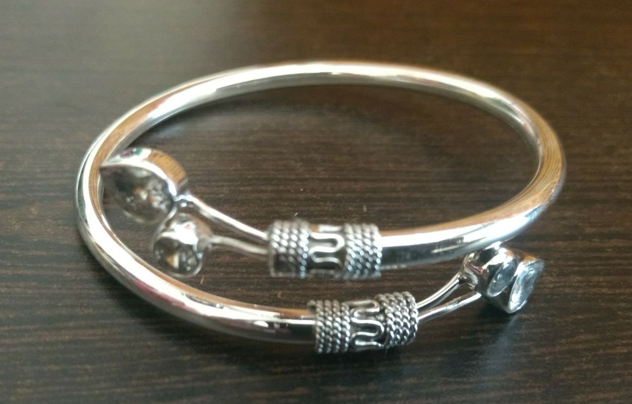 Pure silver Bangle