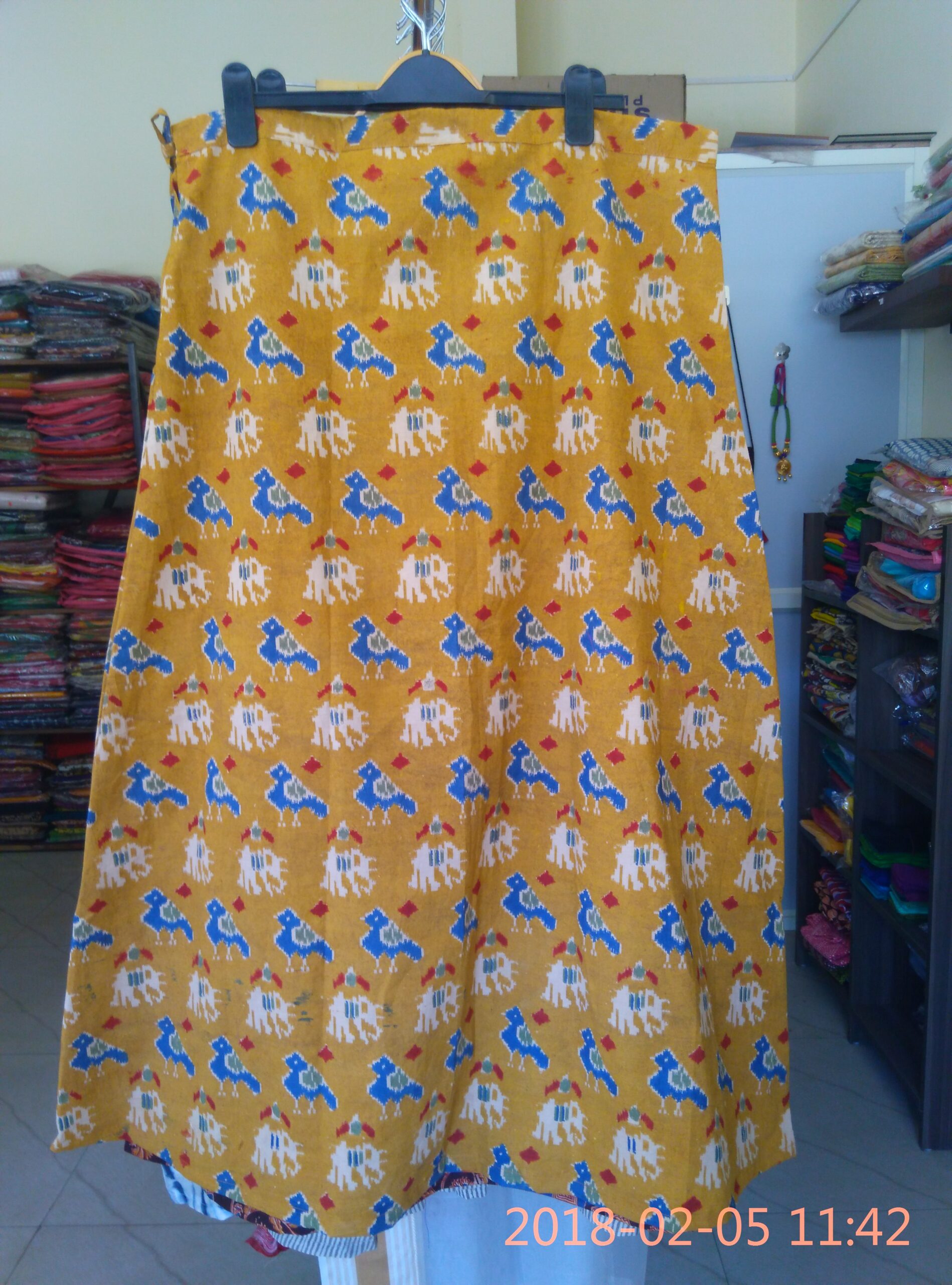 Kalamkari cotton skirt