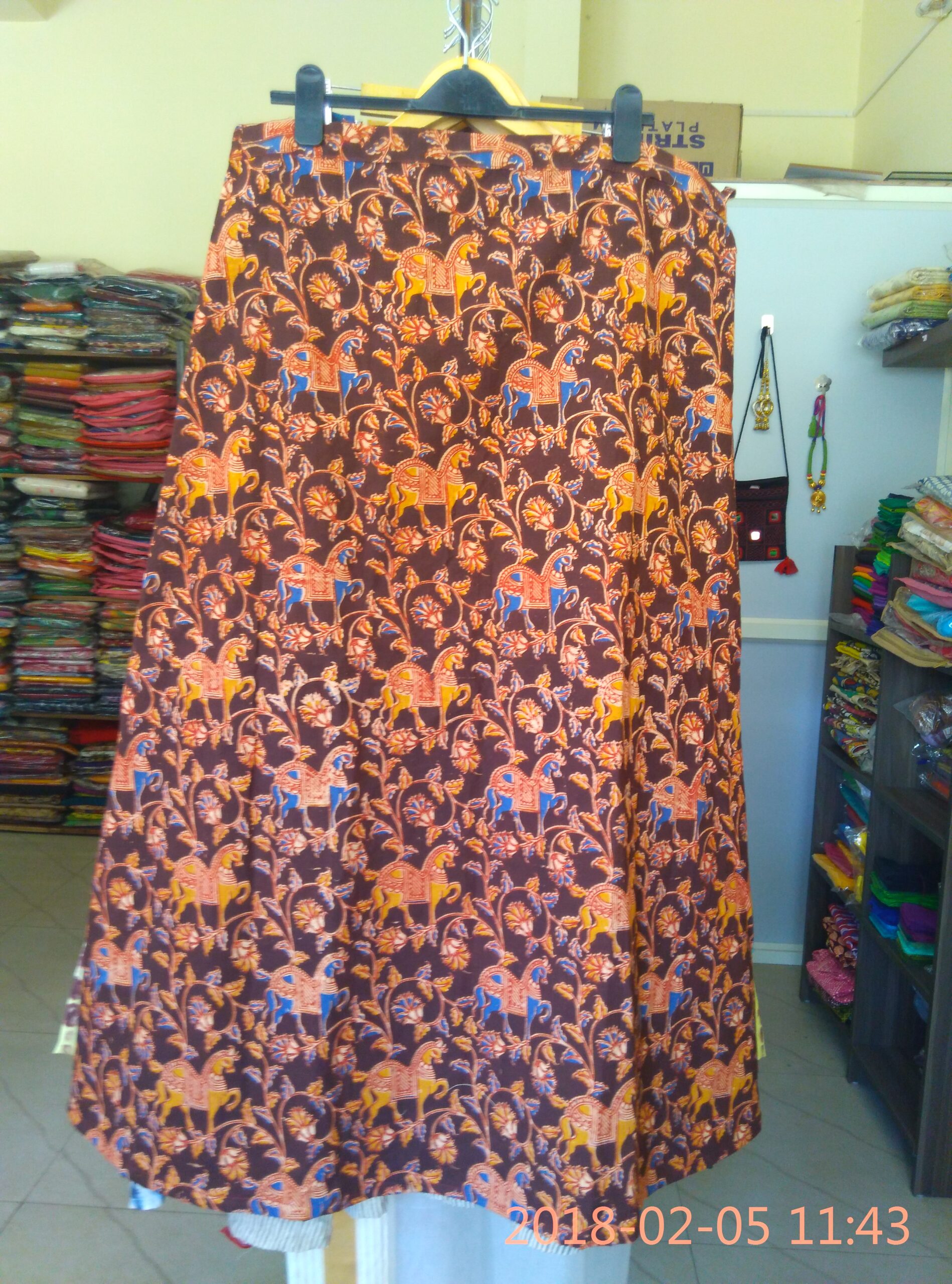 Kalamkari cotton skirt