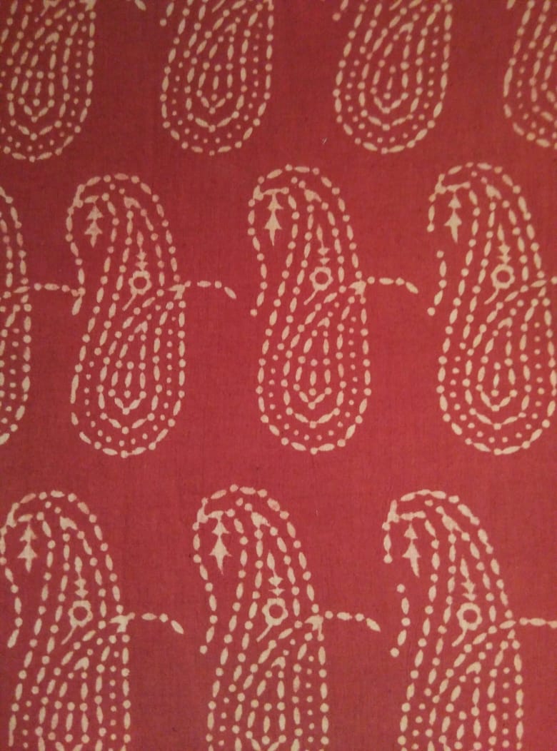 Ajarkh cotton fabric - 1 meter