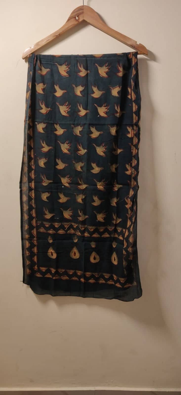 Indigo Cotton stole
