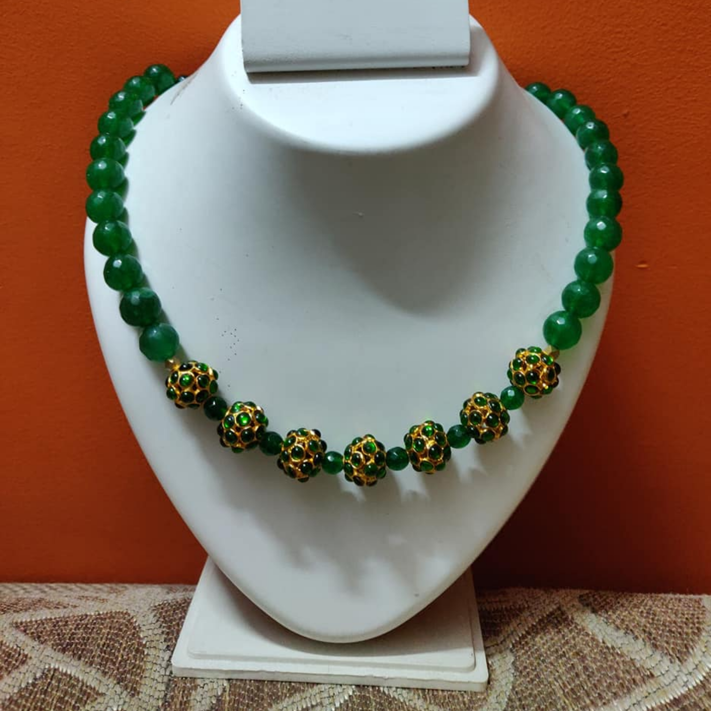 Semi precious beads necklace