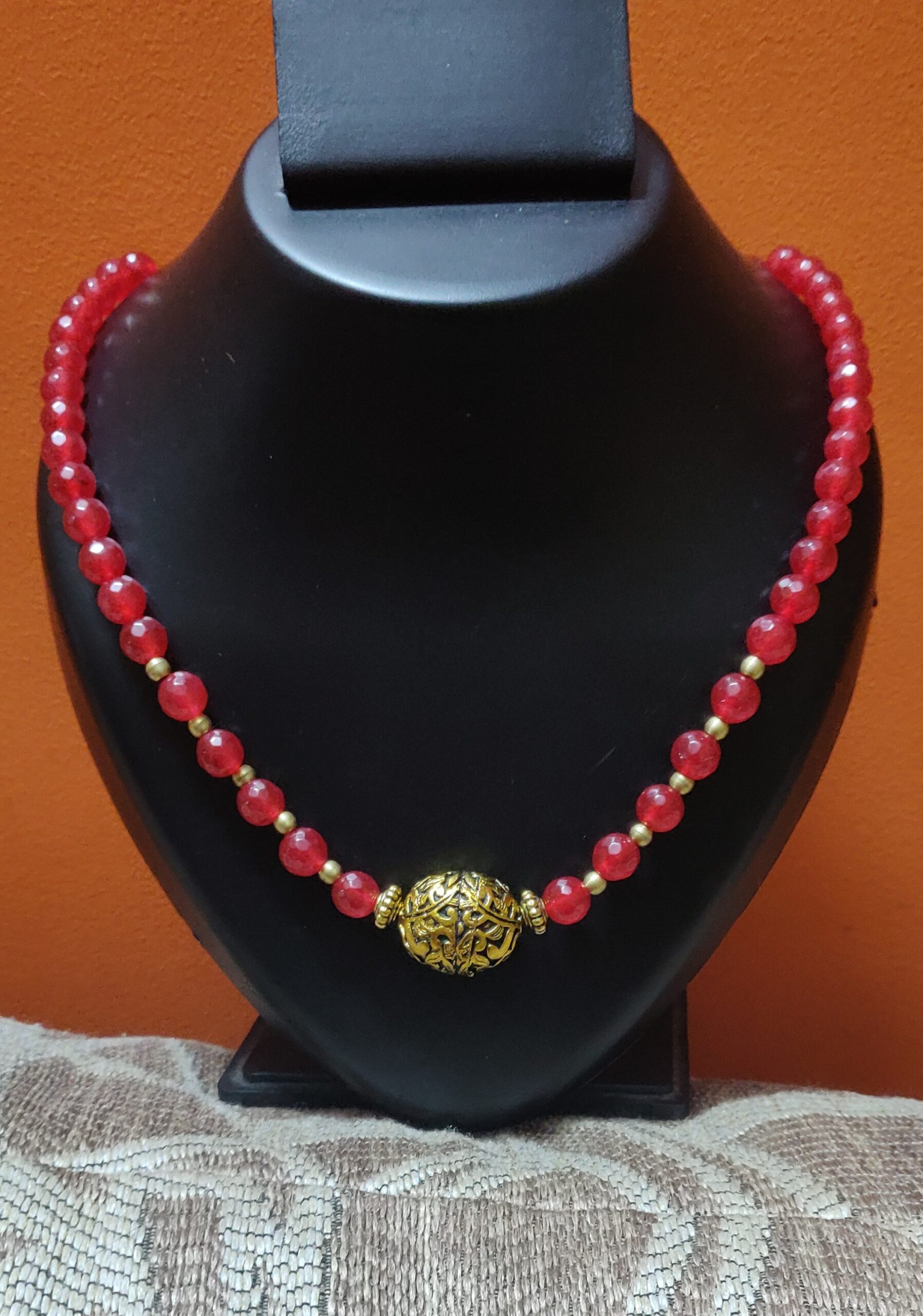 Semi precious beads necklace
