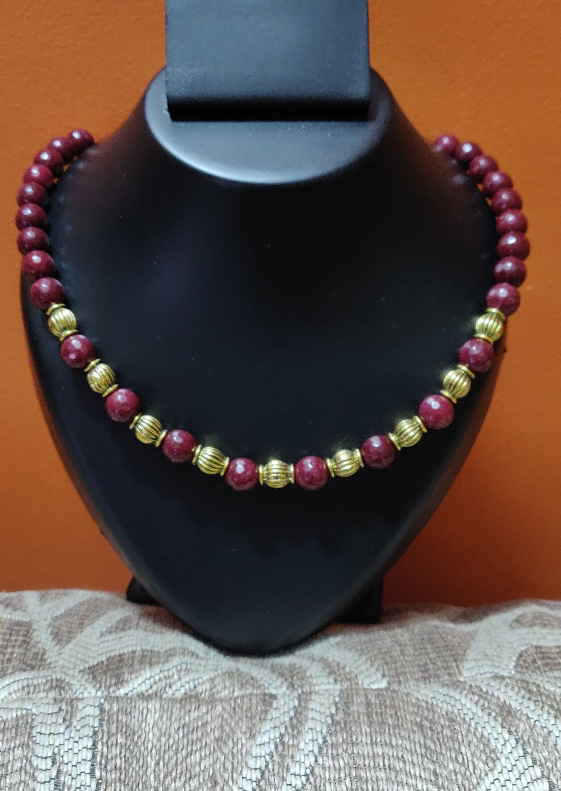 Semi precious beads necklace