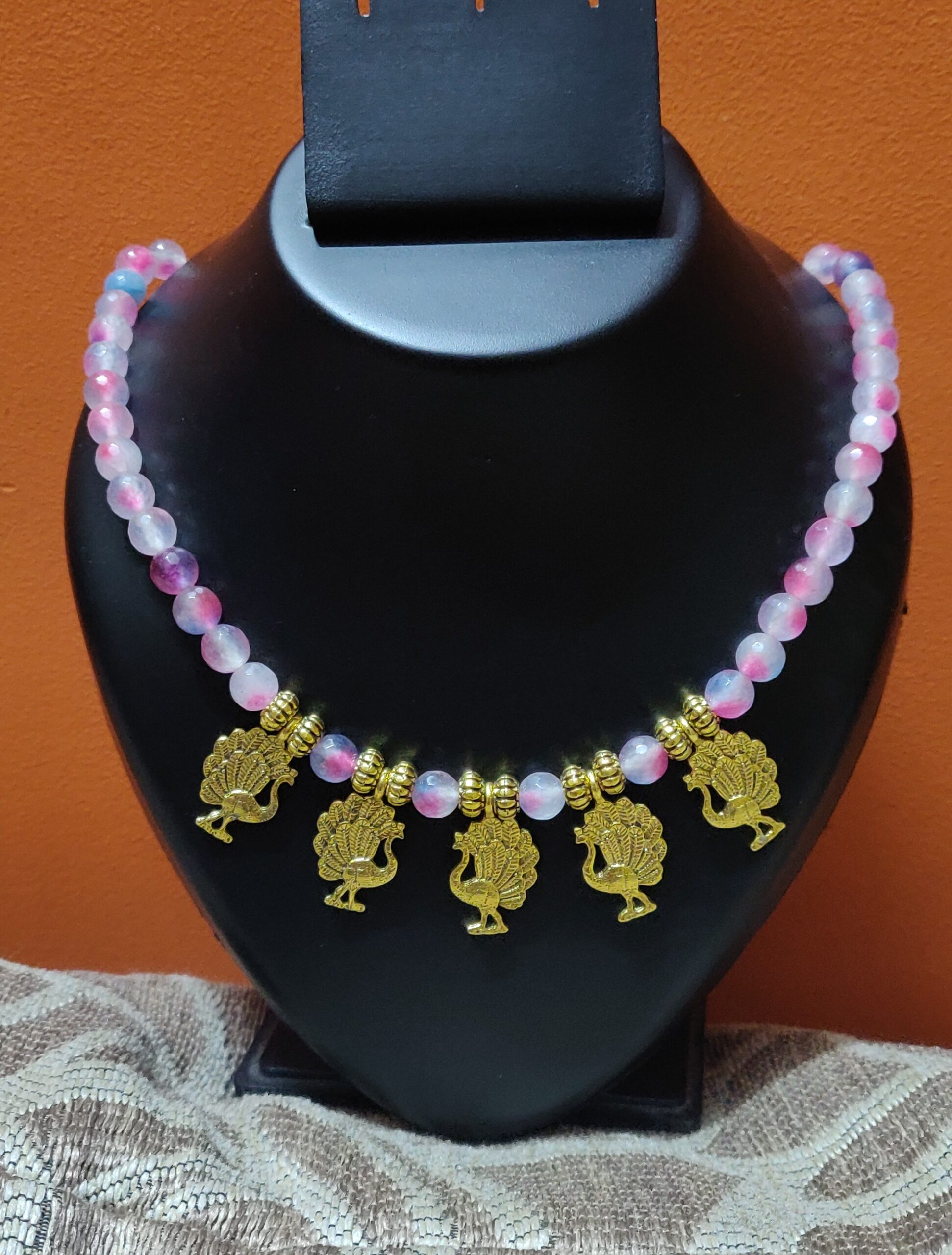 Semi precious beads necklace