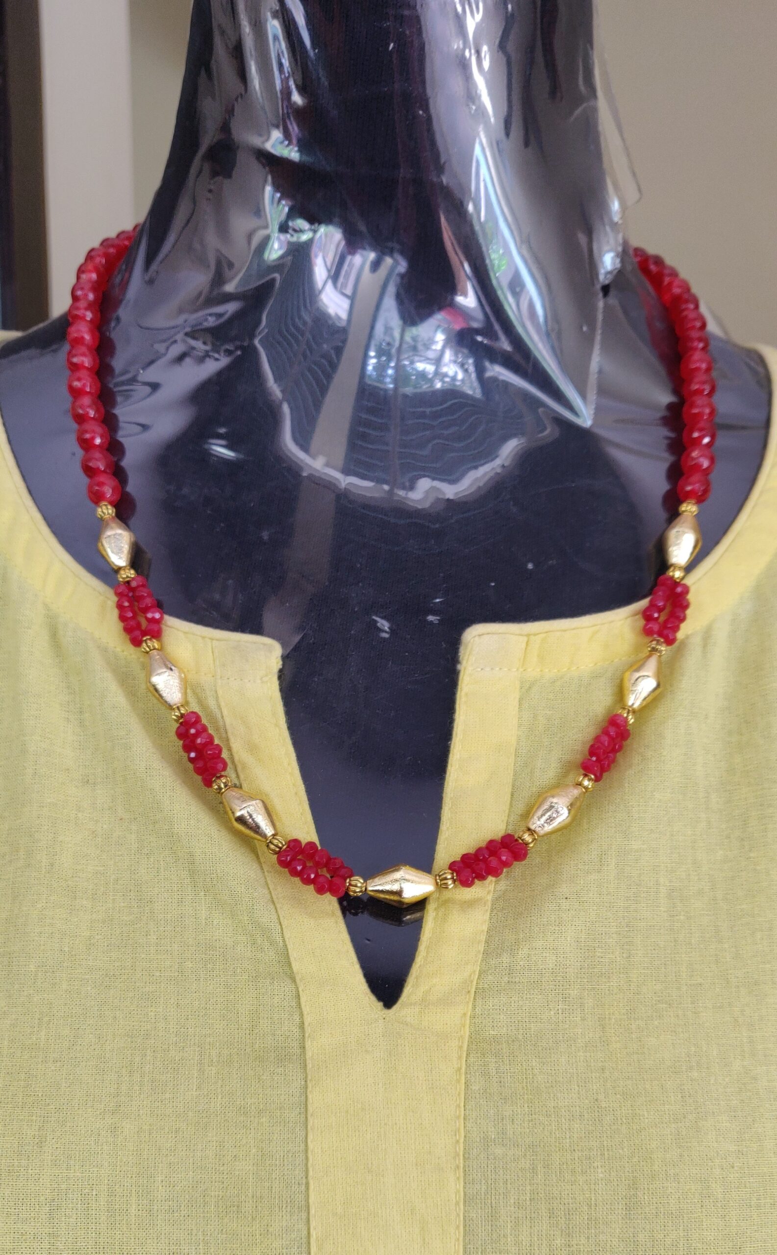 Semi precious and Dholki beads Sm