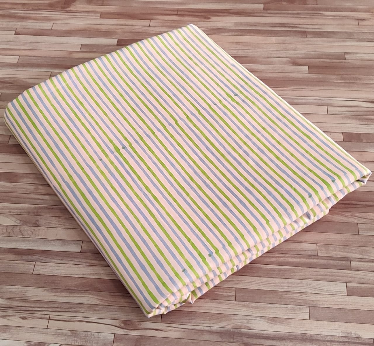 Hand block print cotton fabric - 1 meter