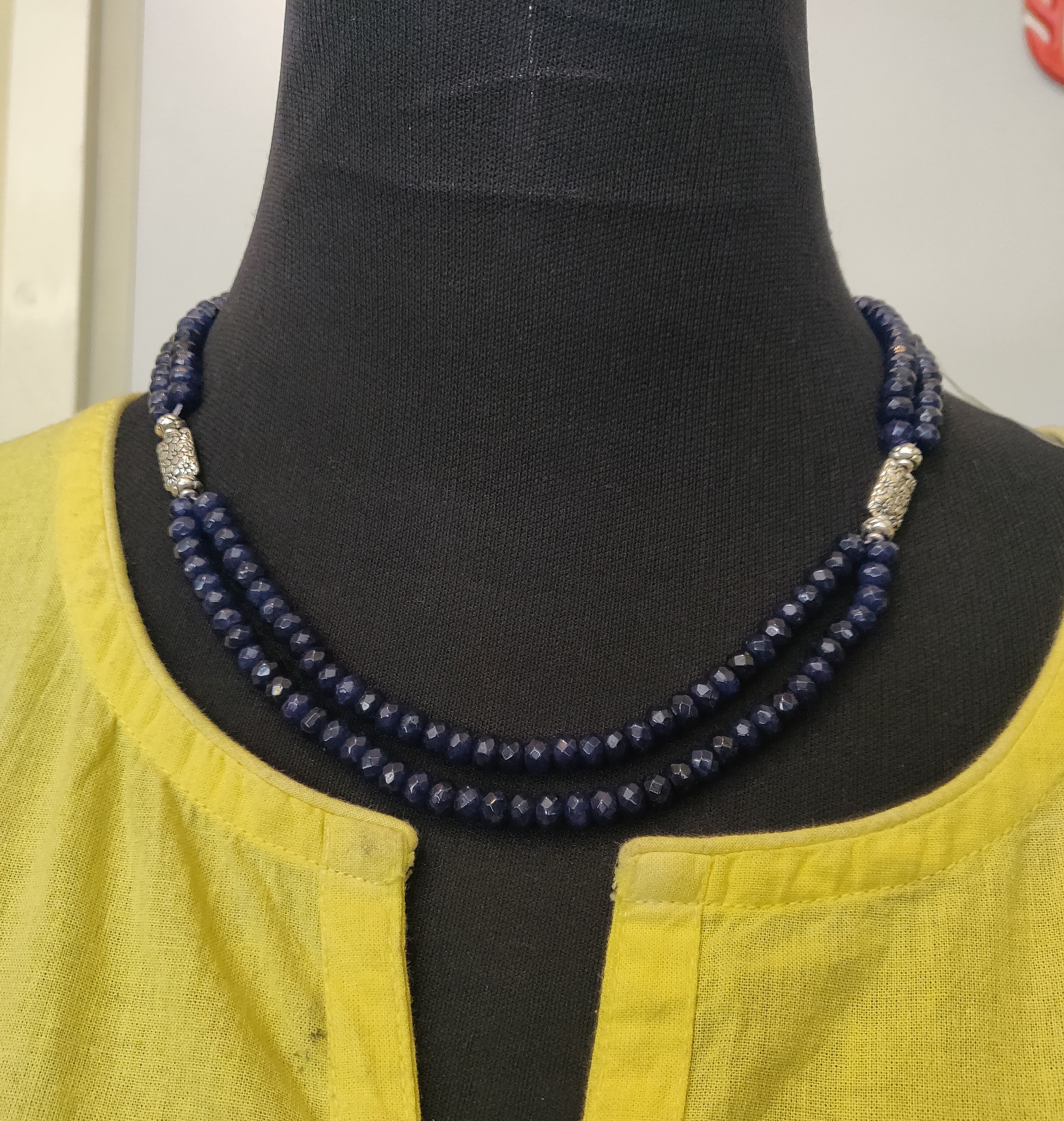 Royal Blue Onex Beads Necklace at Rs 700/piece | Gurugram | ID:  2852938870262