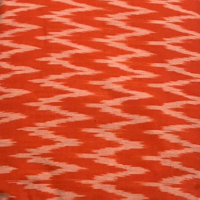 Ikkat cotton handloom fabric - 1 meter