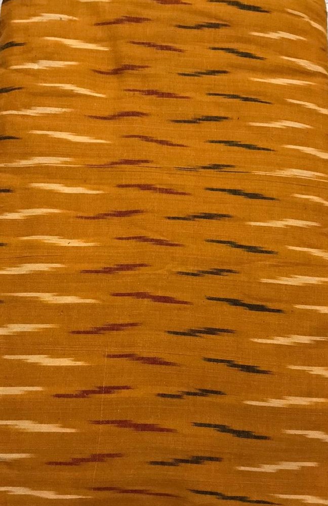 Ikkat cotton handloom fabric - 1 meter