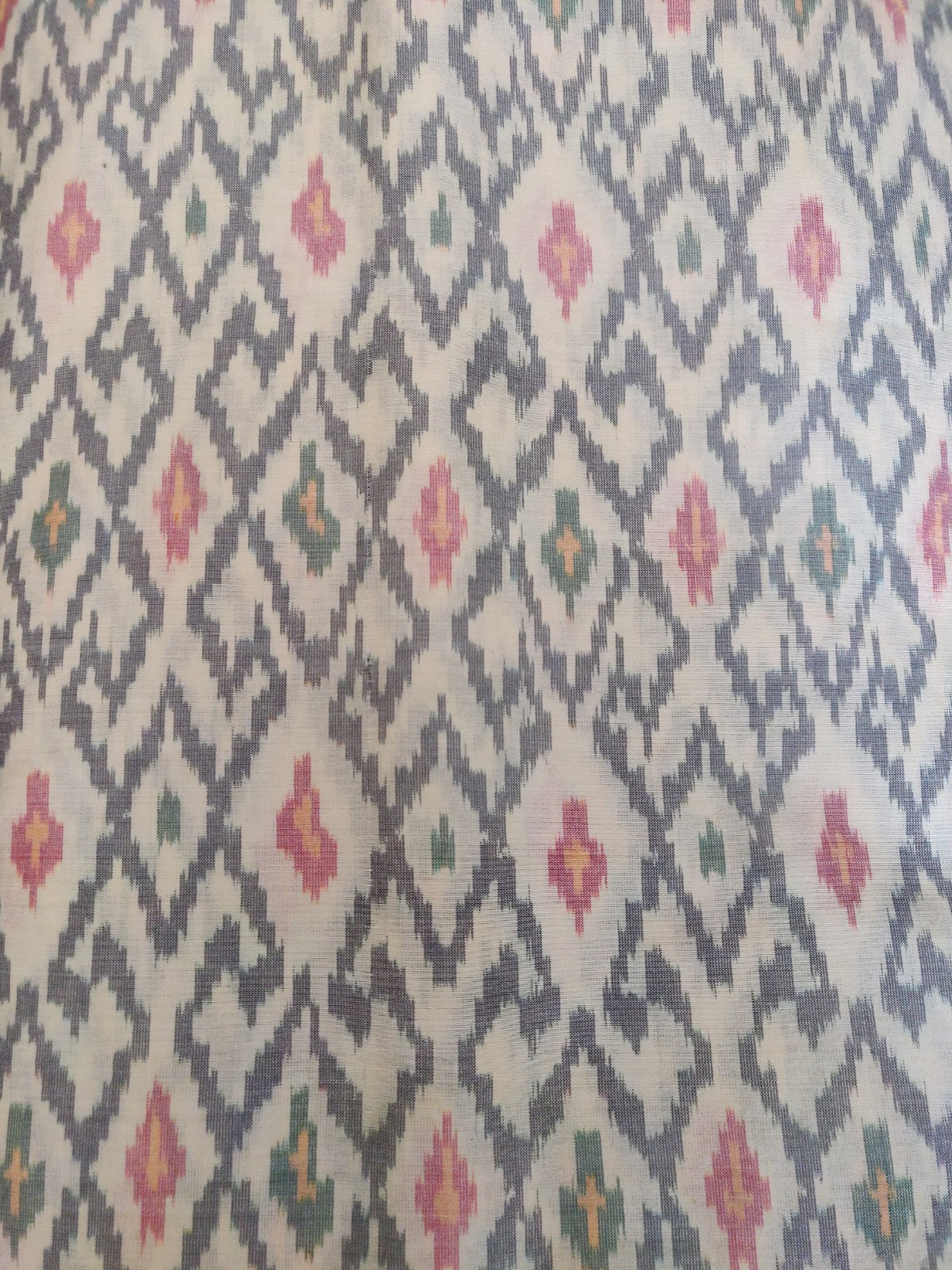 Ikkat cotton silk fabric - 1 meter