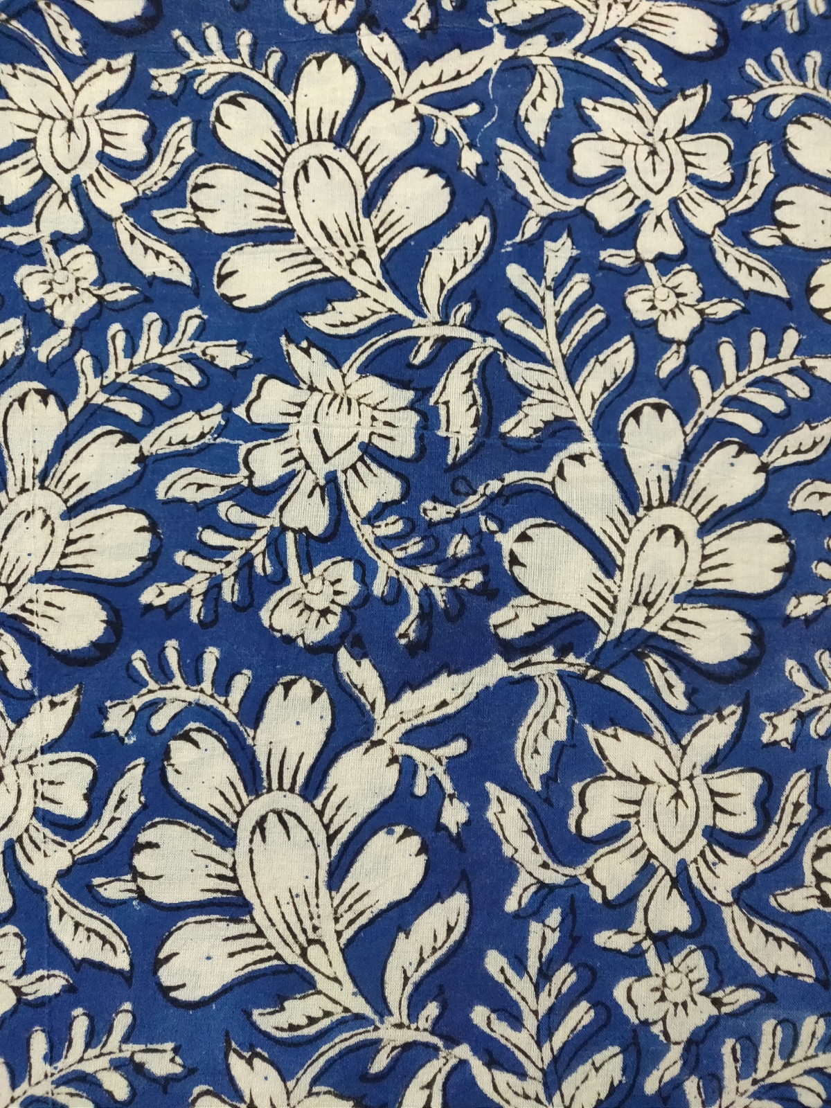 Block print on cotton fabric - 1 meter