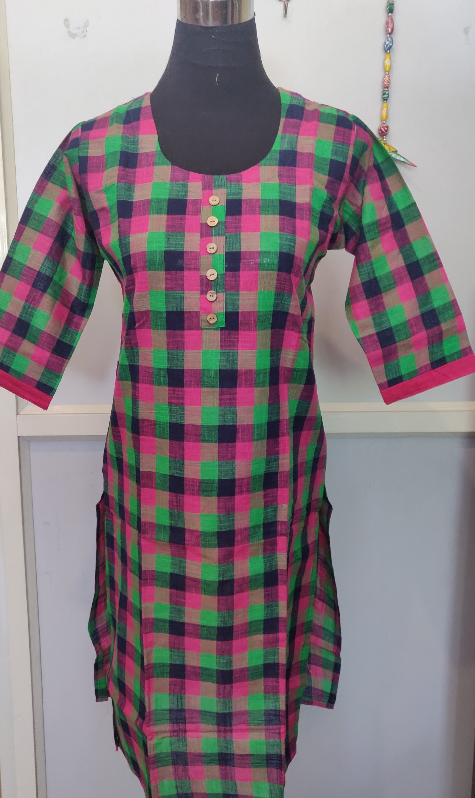 Latest check kurti designs for girls || 2019 Beautiful check kurti/check  shirts design for girls - YouTube