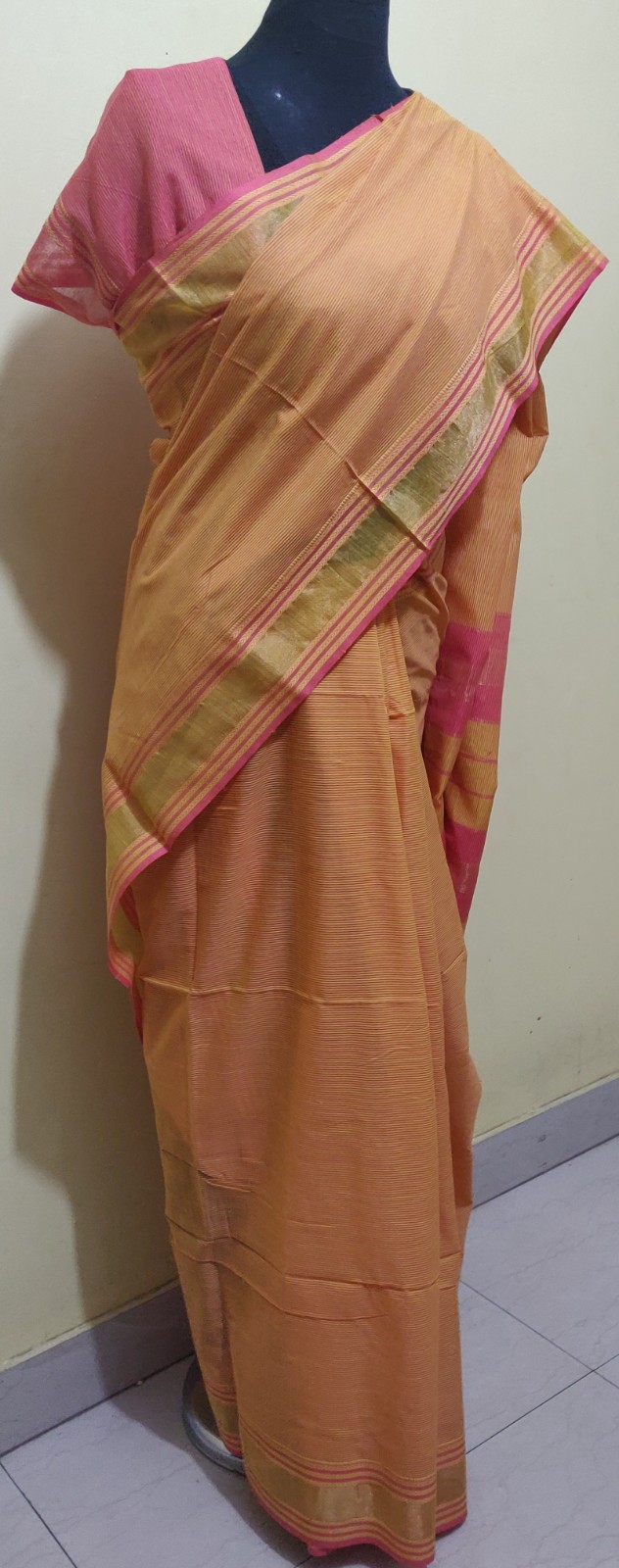 Maheswari handloom Cotton silk saree