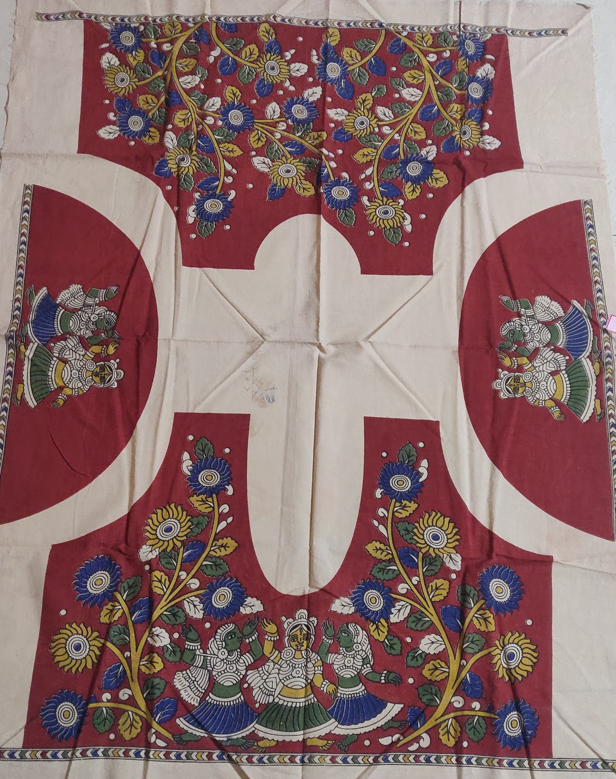 Kalamkari cotton designer blouse of 1 meter