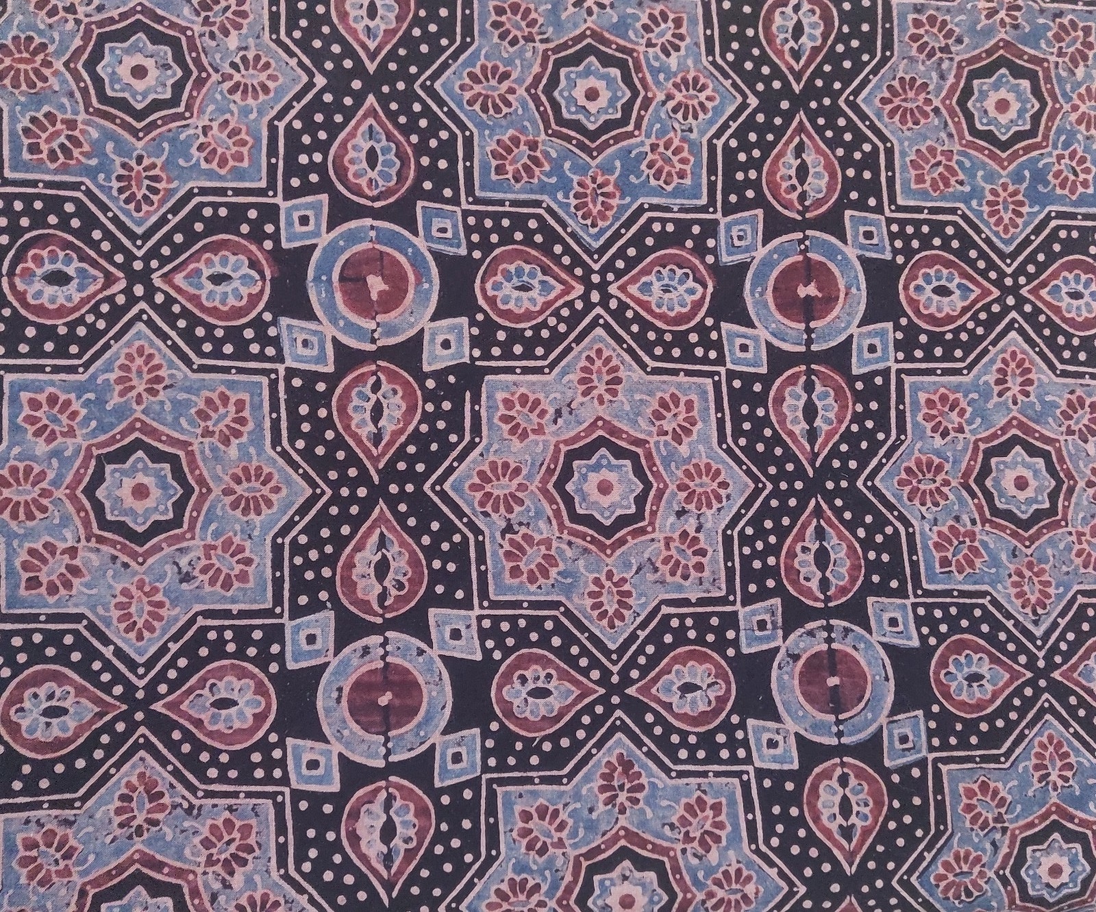 Ajrakh cotton fabric – 1 meter