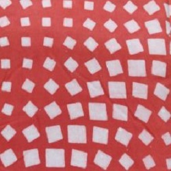 Block print on cotton fabric - 1 meter