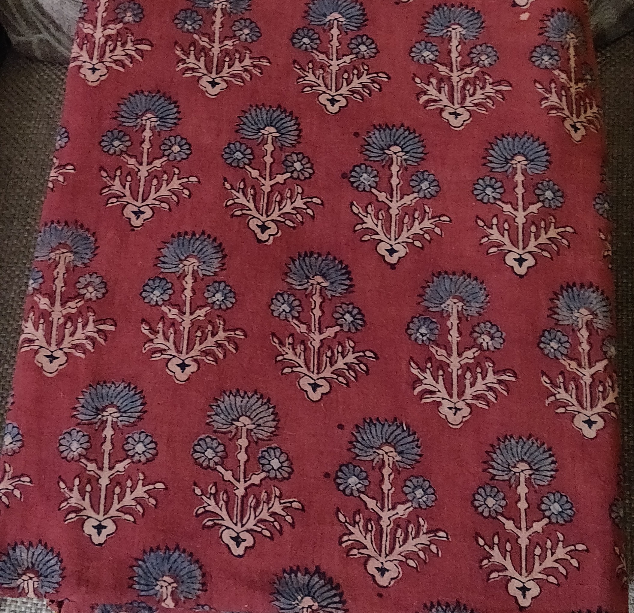 Ajrakh cotton fabric – 1 meter