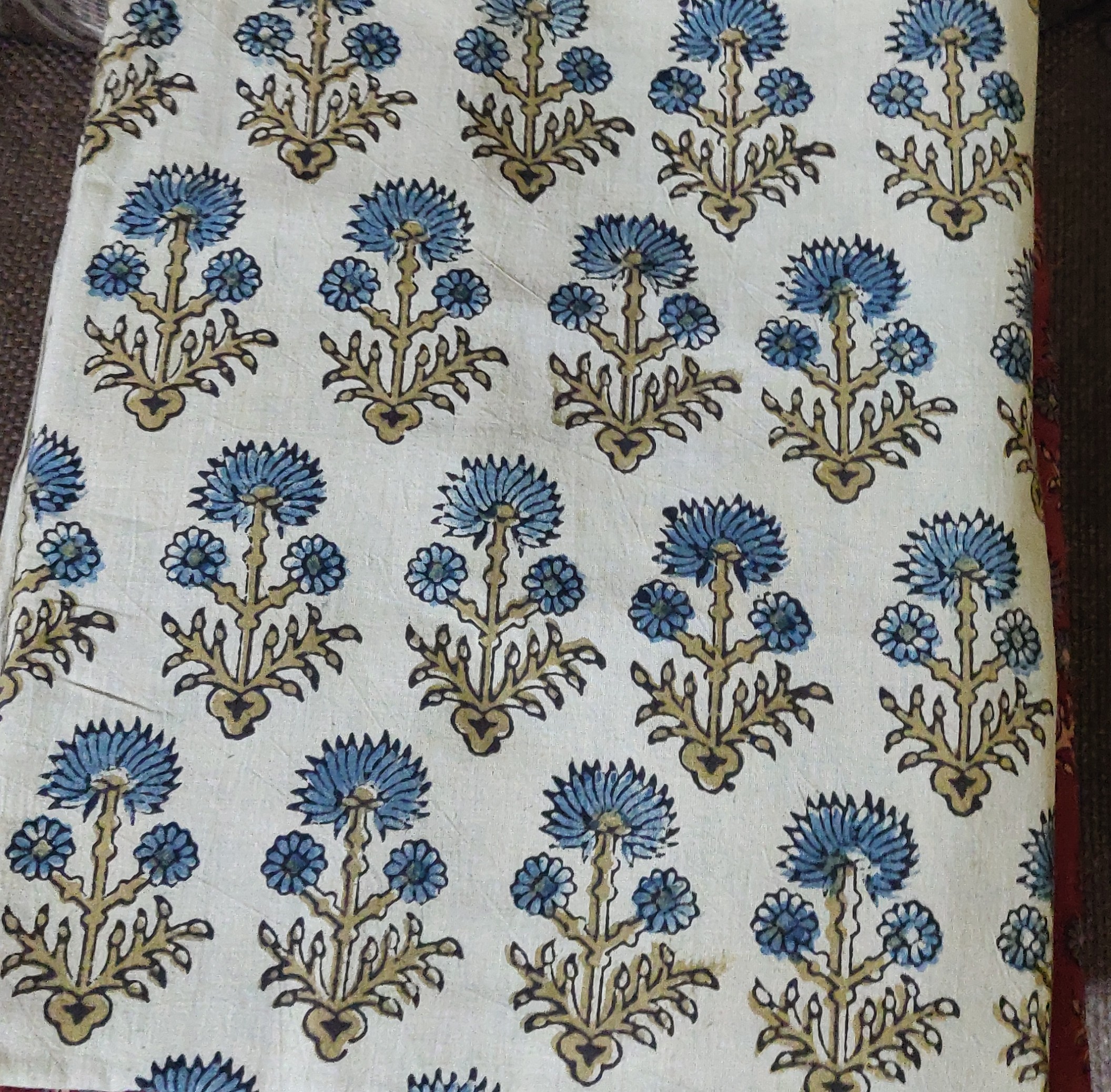 Ajrakh cotton fabric – 1 meter