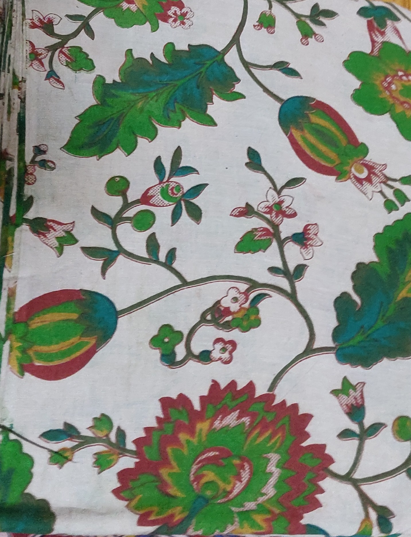 Cotton Kalamkari fabric - 1 meter