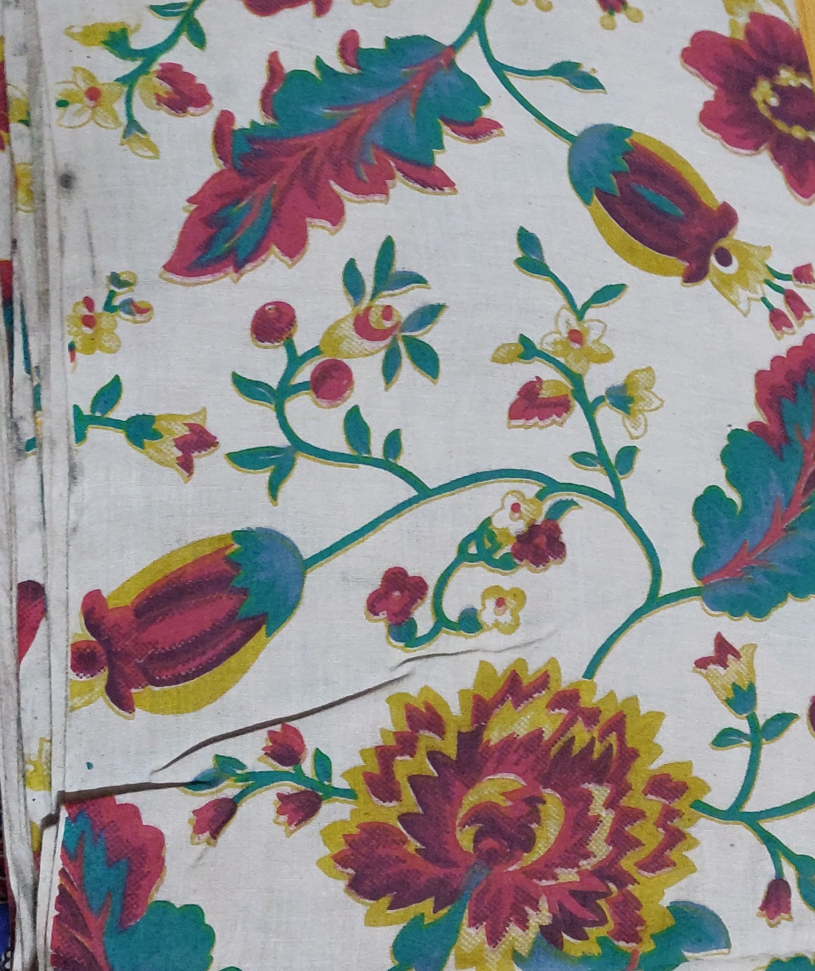 Kalamkari cotton fabrics bundle