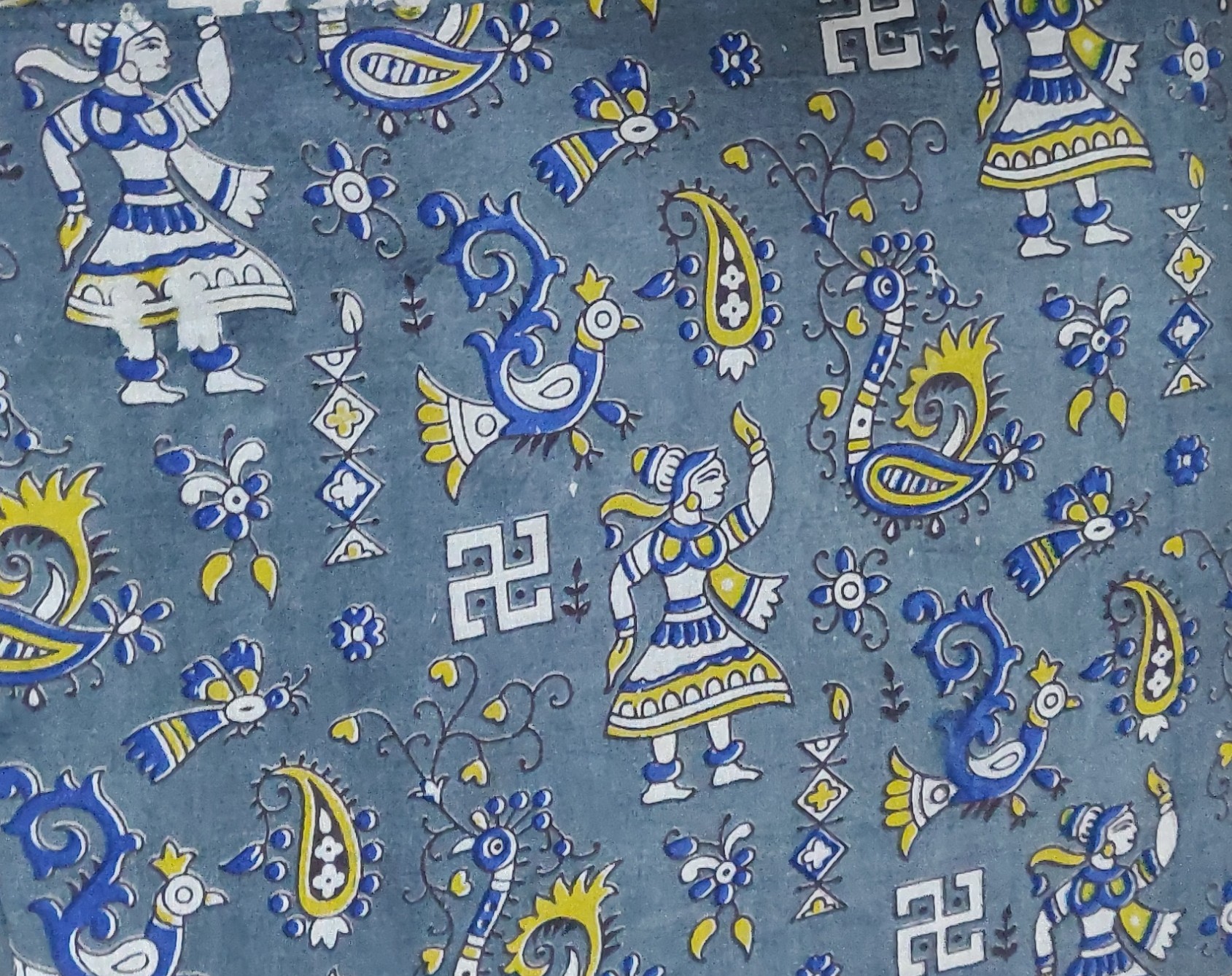 Cotton Kalamkari fabric - 1 meter