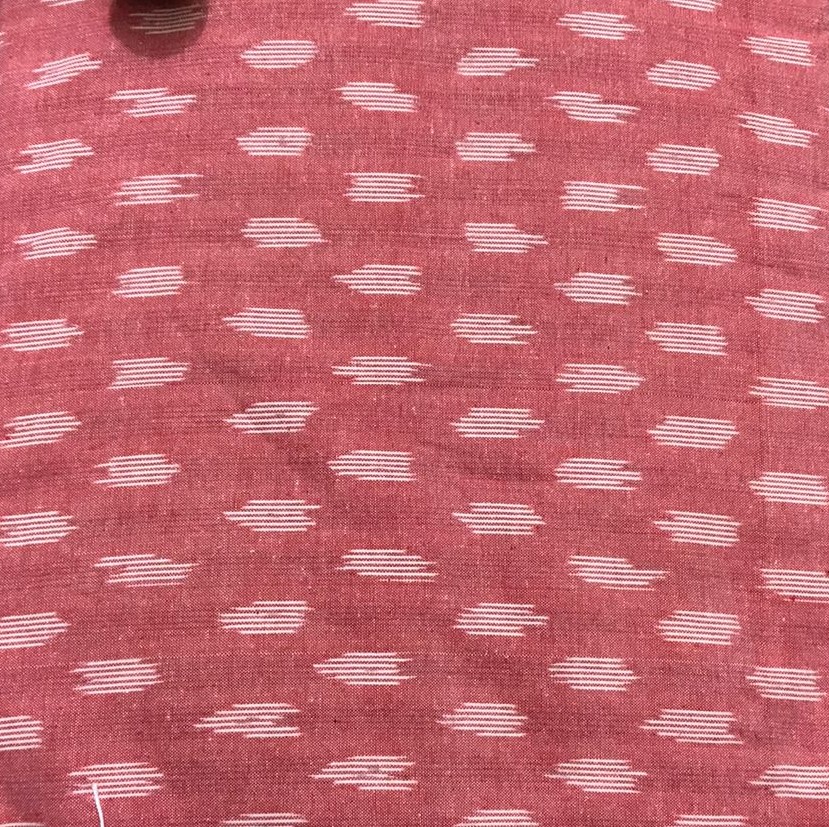 Ikkat Handloom cotton Fabric - 1 meter
