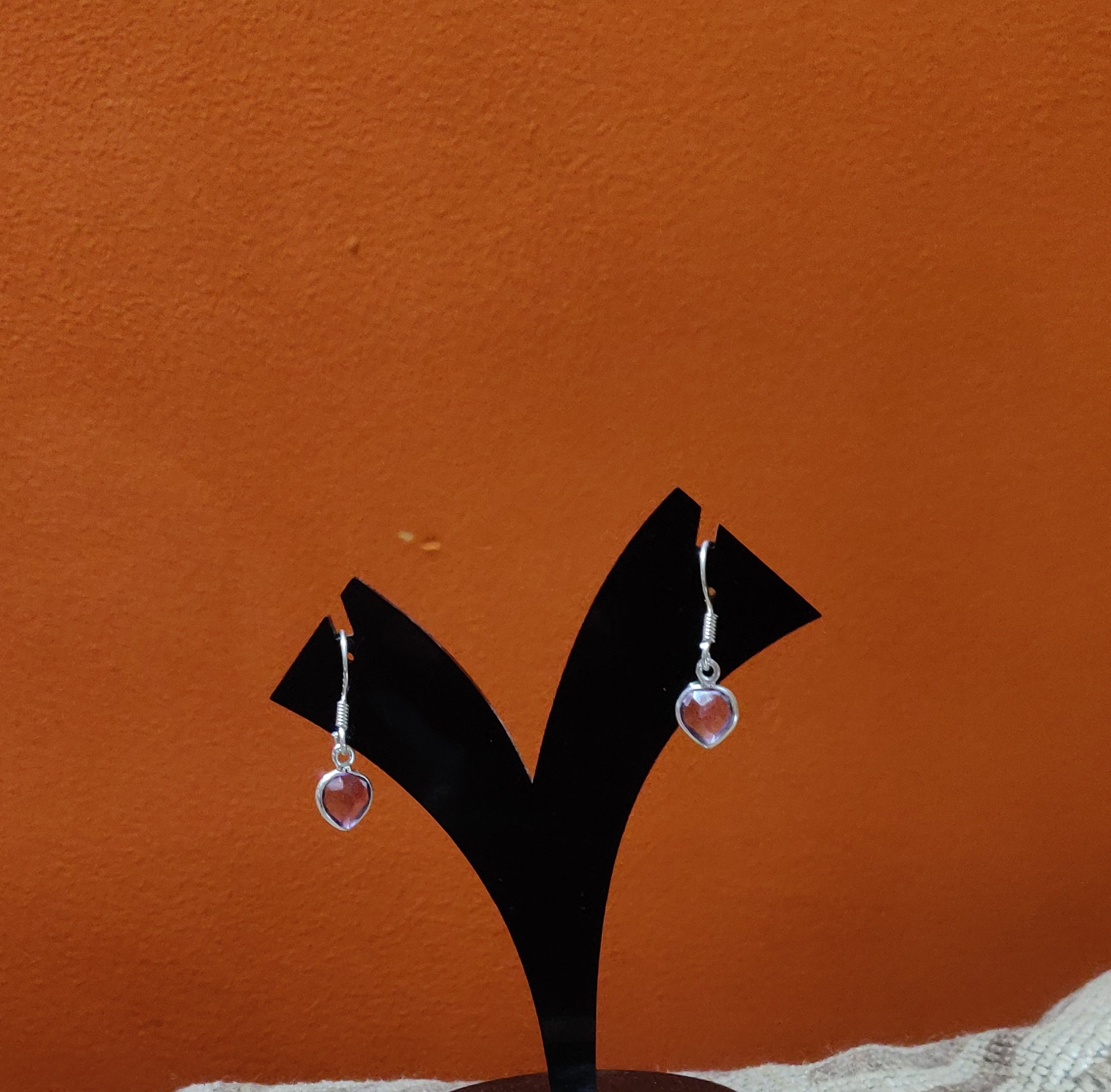 Sterling Silver Amethyst earrings