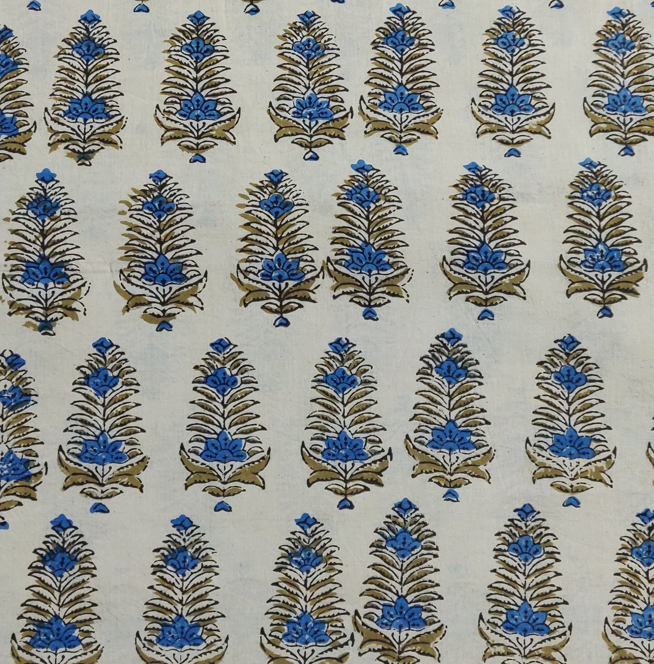 Ajrakh cotton fabric bundle