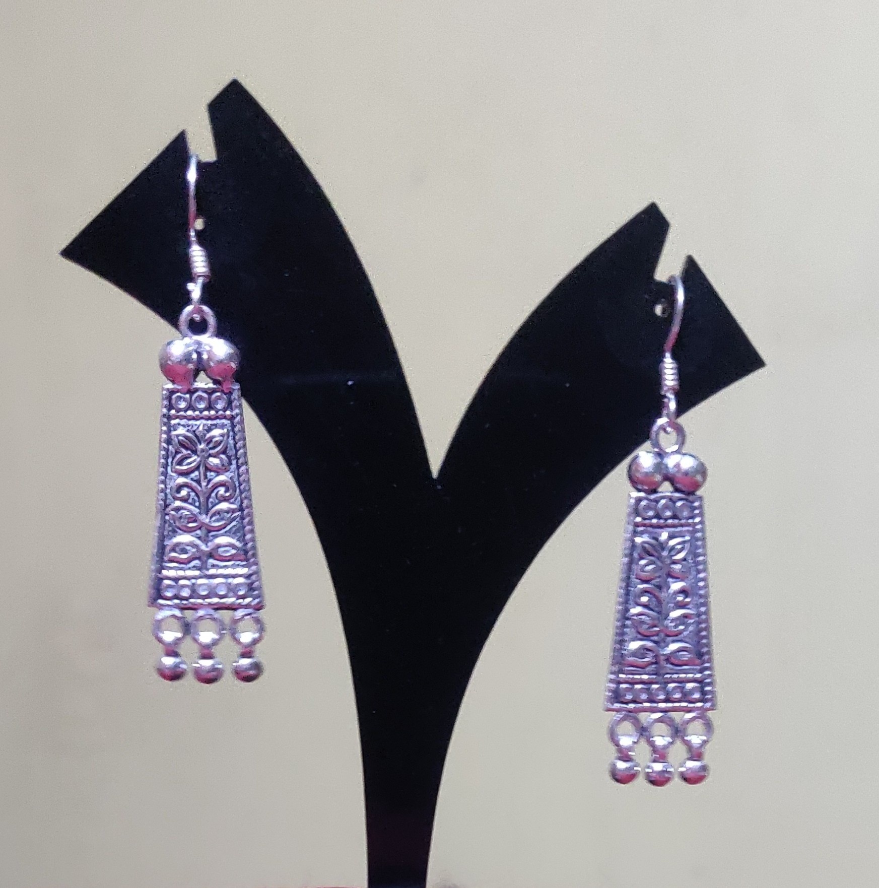 925 Sterling Silver Long Earrings