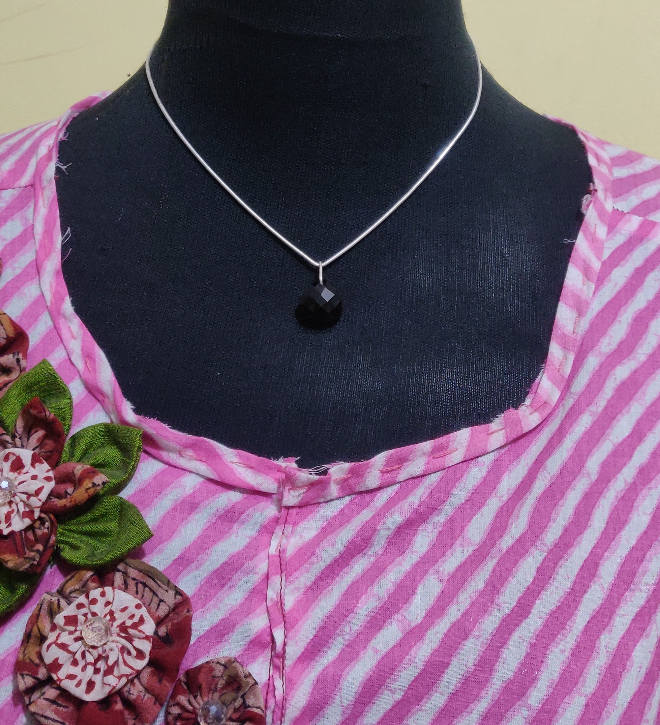 925 Silver Black Onyx pendant