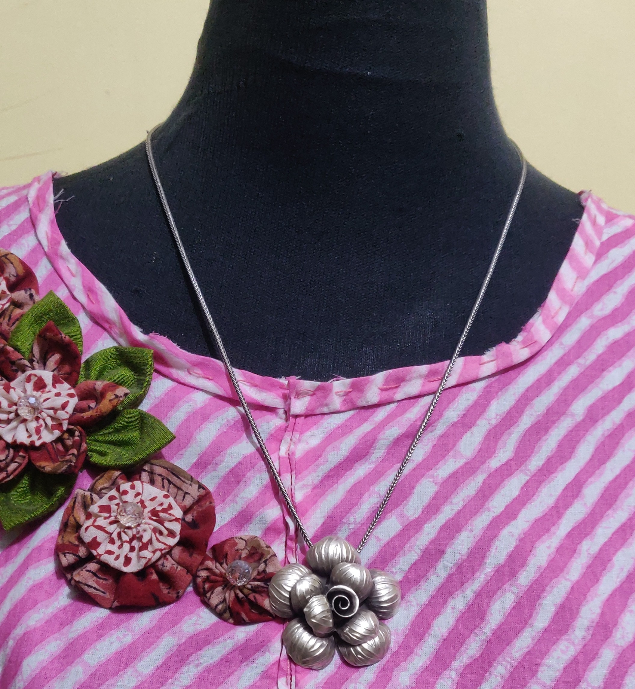 925 silver antique pendant and chain