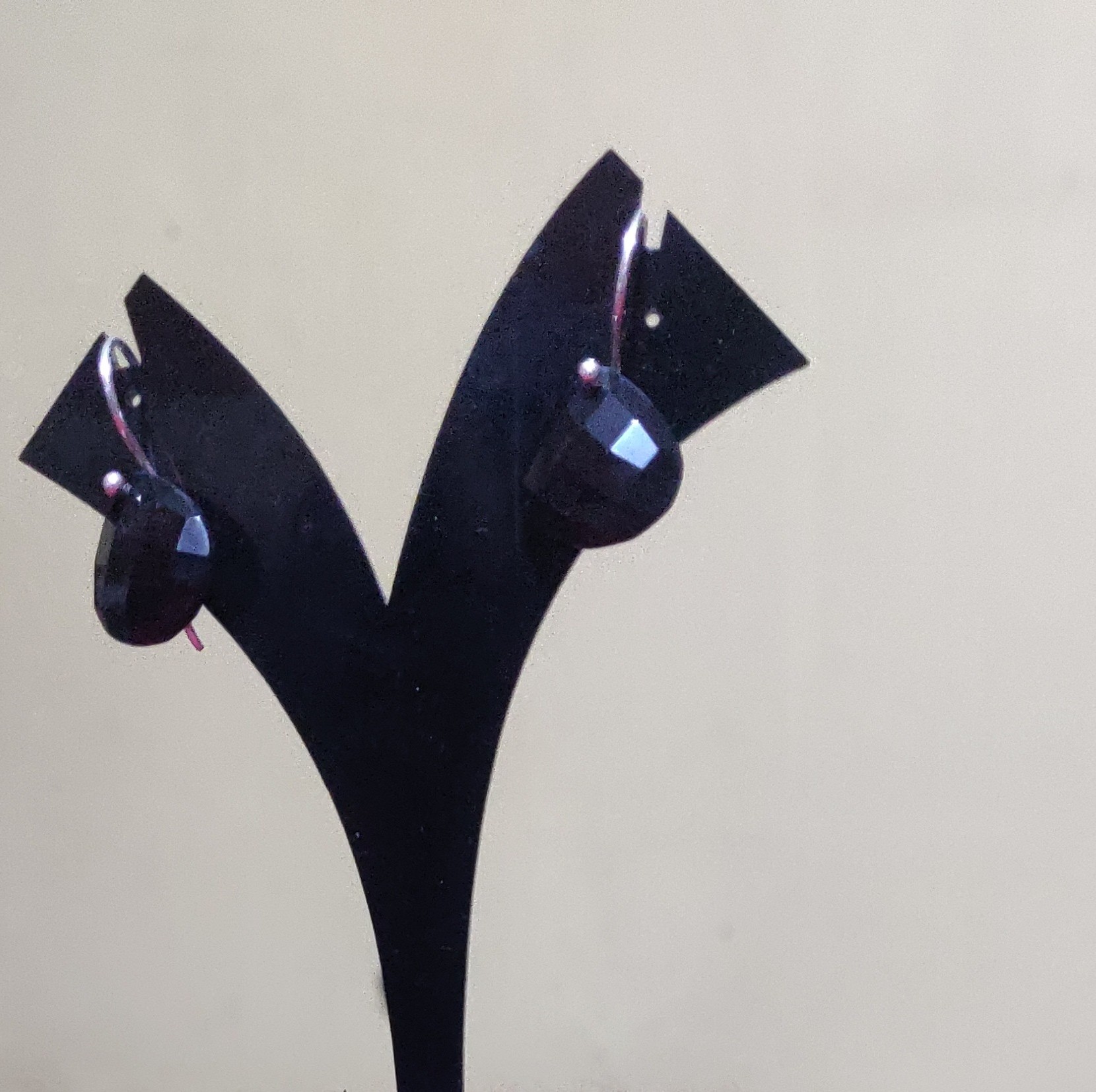 925 Silver Black Onyx earrings