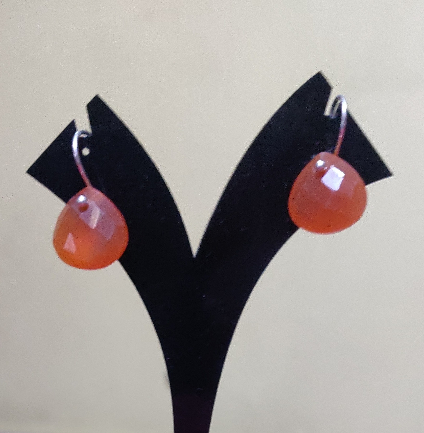 925 Silver Carnelian earrings