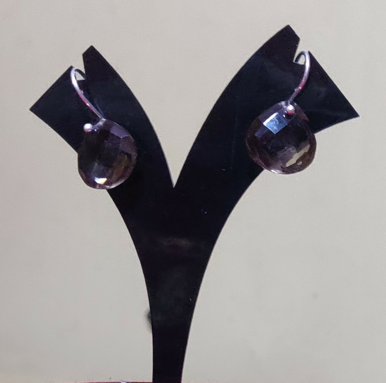 925 Sterling Silver Smoky Quartz Earrings