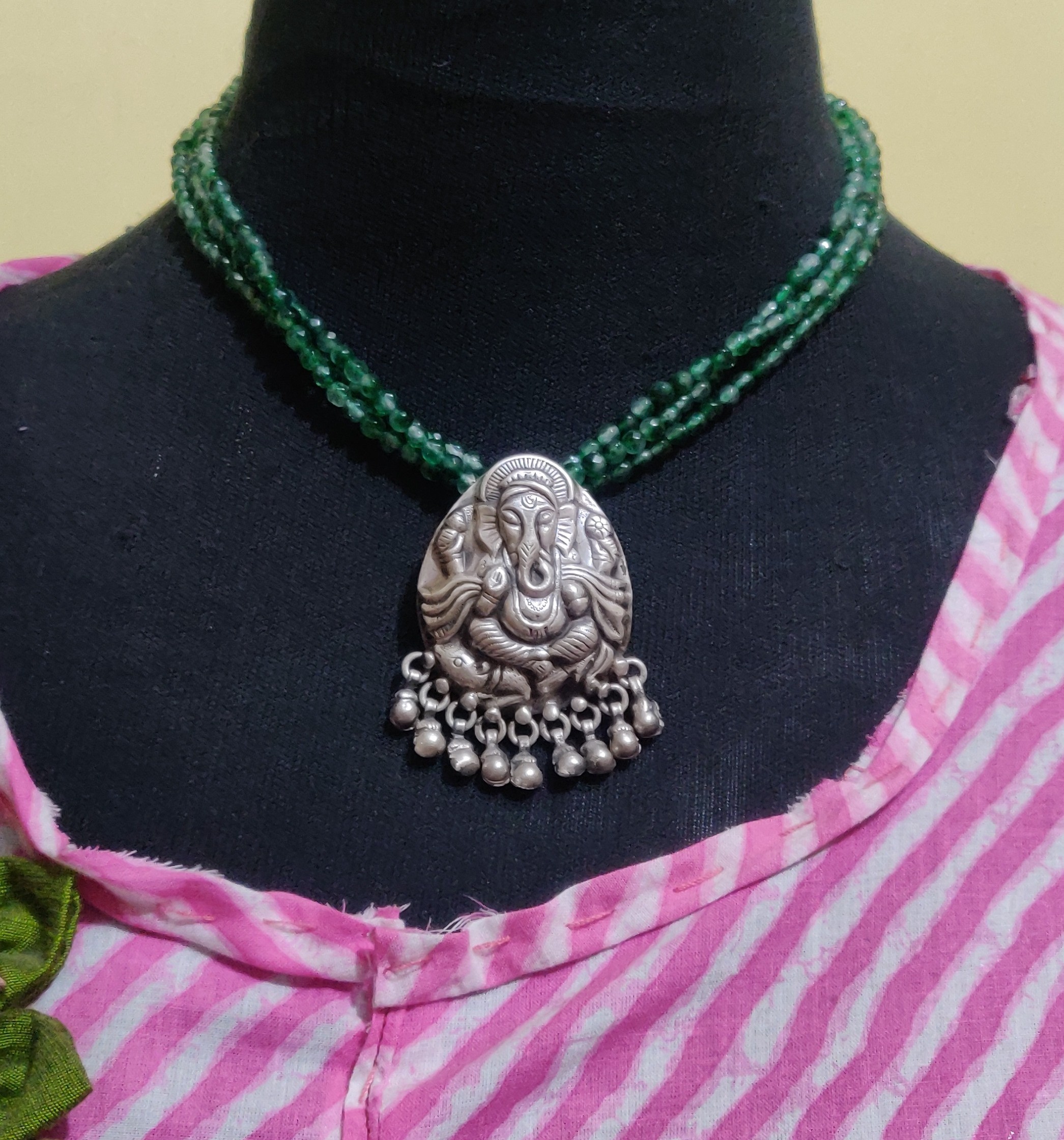 925 Pure Silver Ganesh pendant