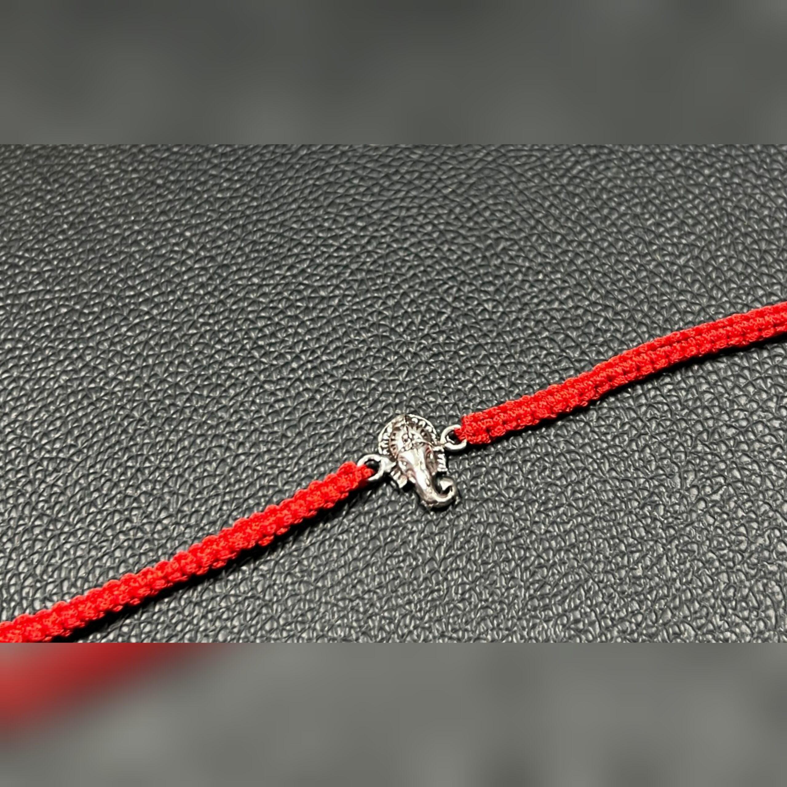 Pure Silver Ganesh Rakhi