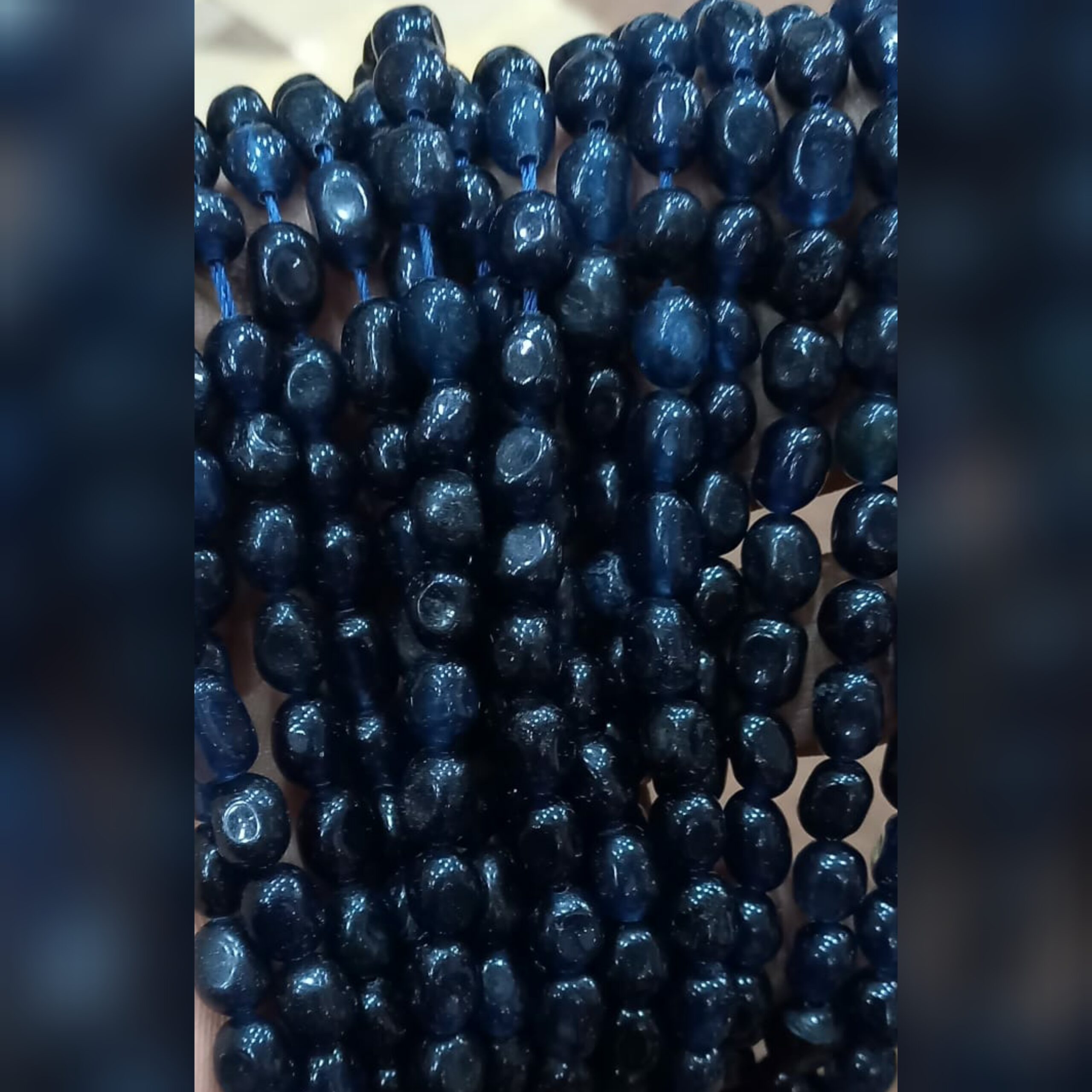 Semi precious tumbler beads
