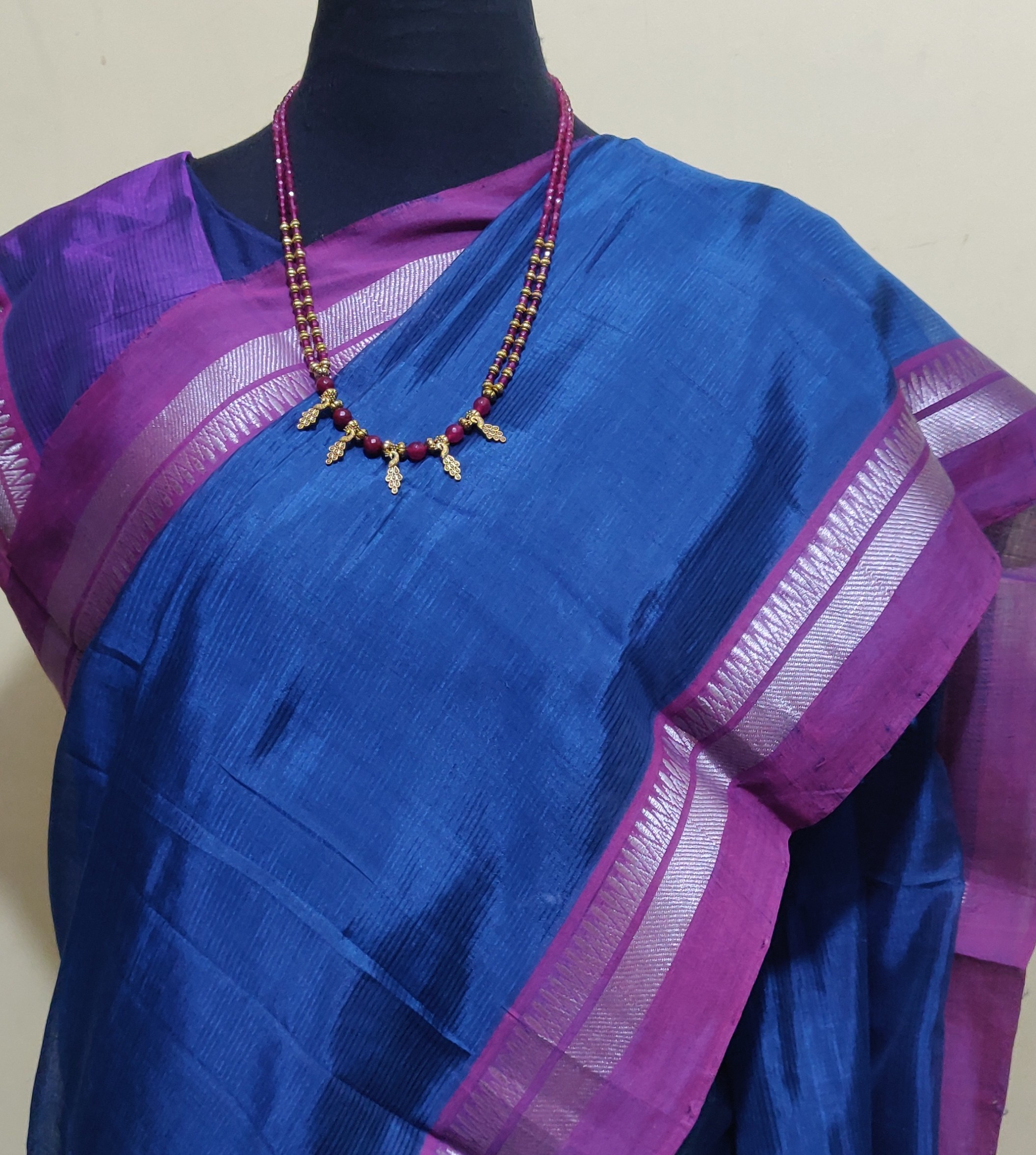 peacock charms and semiprecious beads