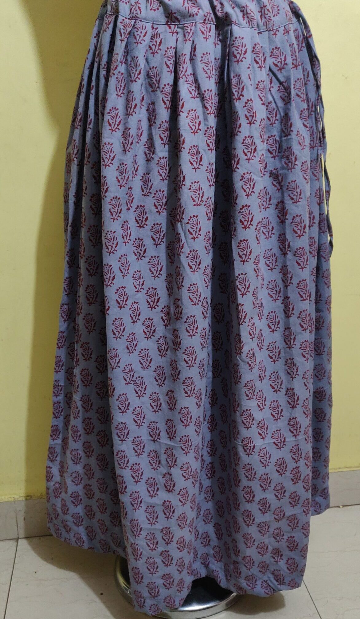 Bagh handblock print skirt