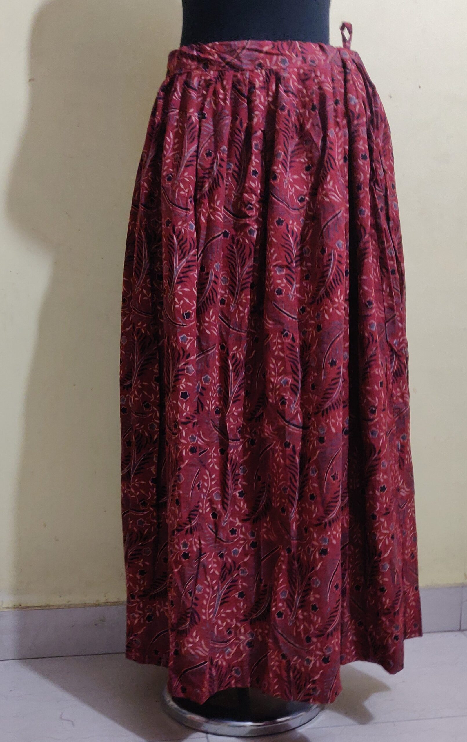Ajrakh cotton skirt