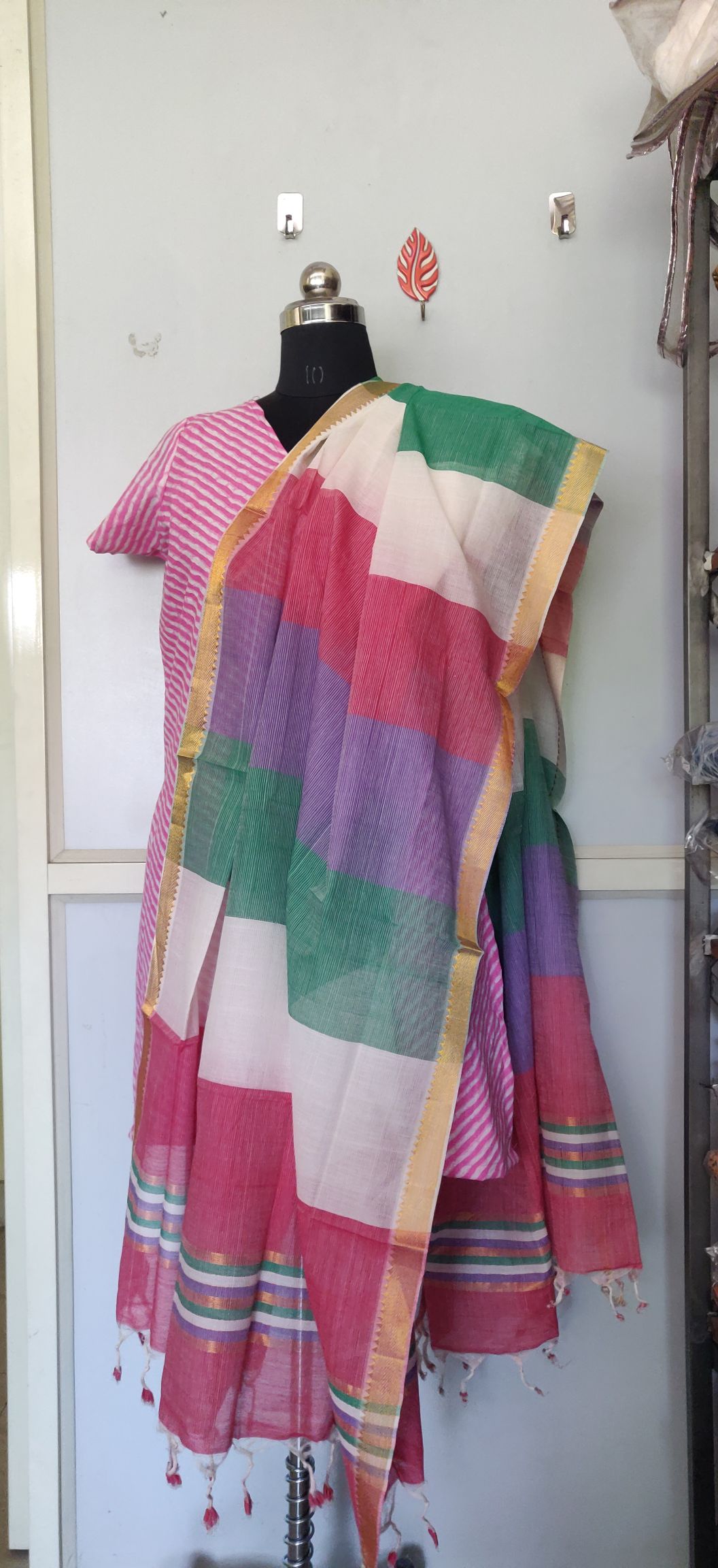 Mangalagiri handloom cotton duppatta