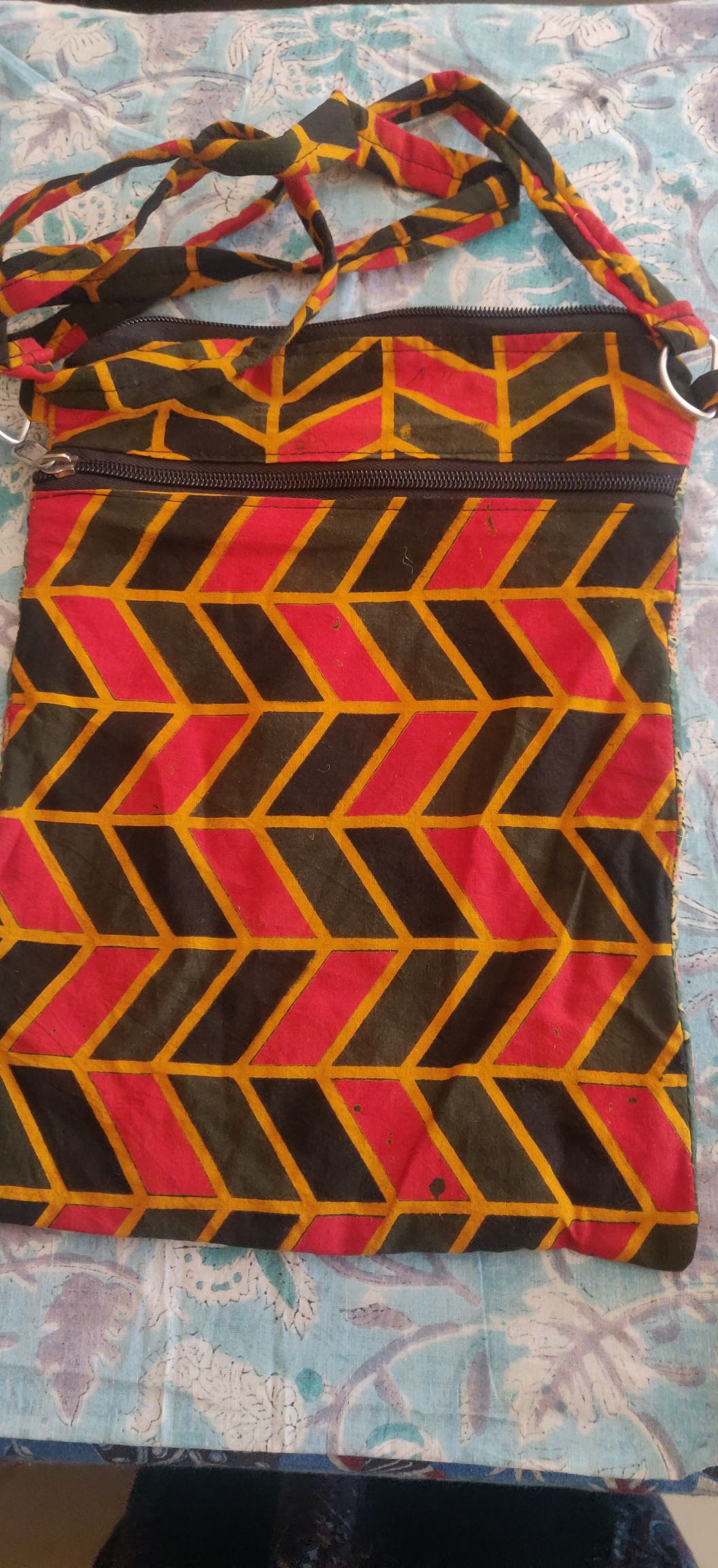 Cotton sling bag