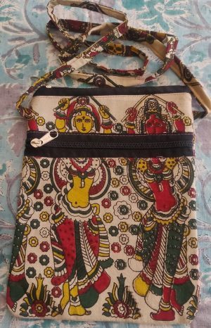 Kalamkari cotton sling bag
