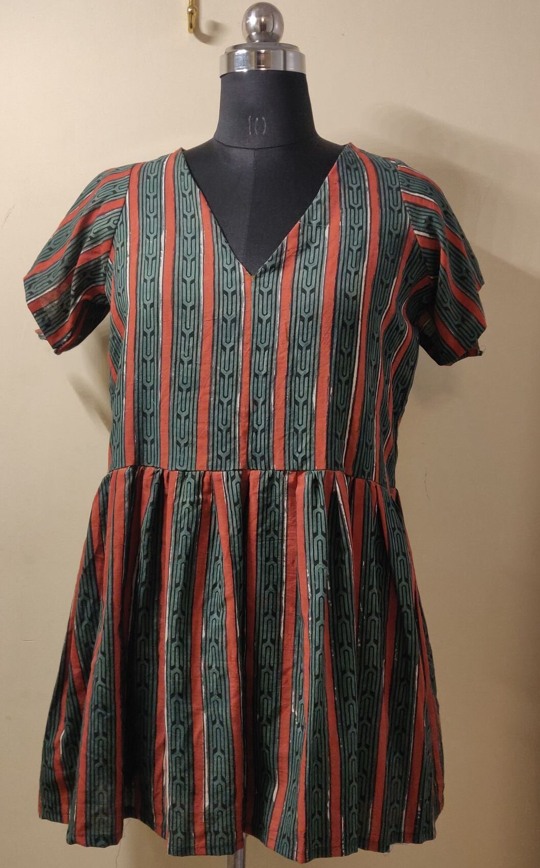 Block print cotton kurti