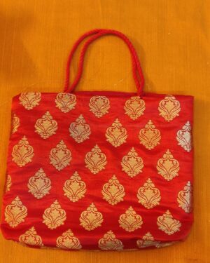Satin Banaras gift bag