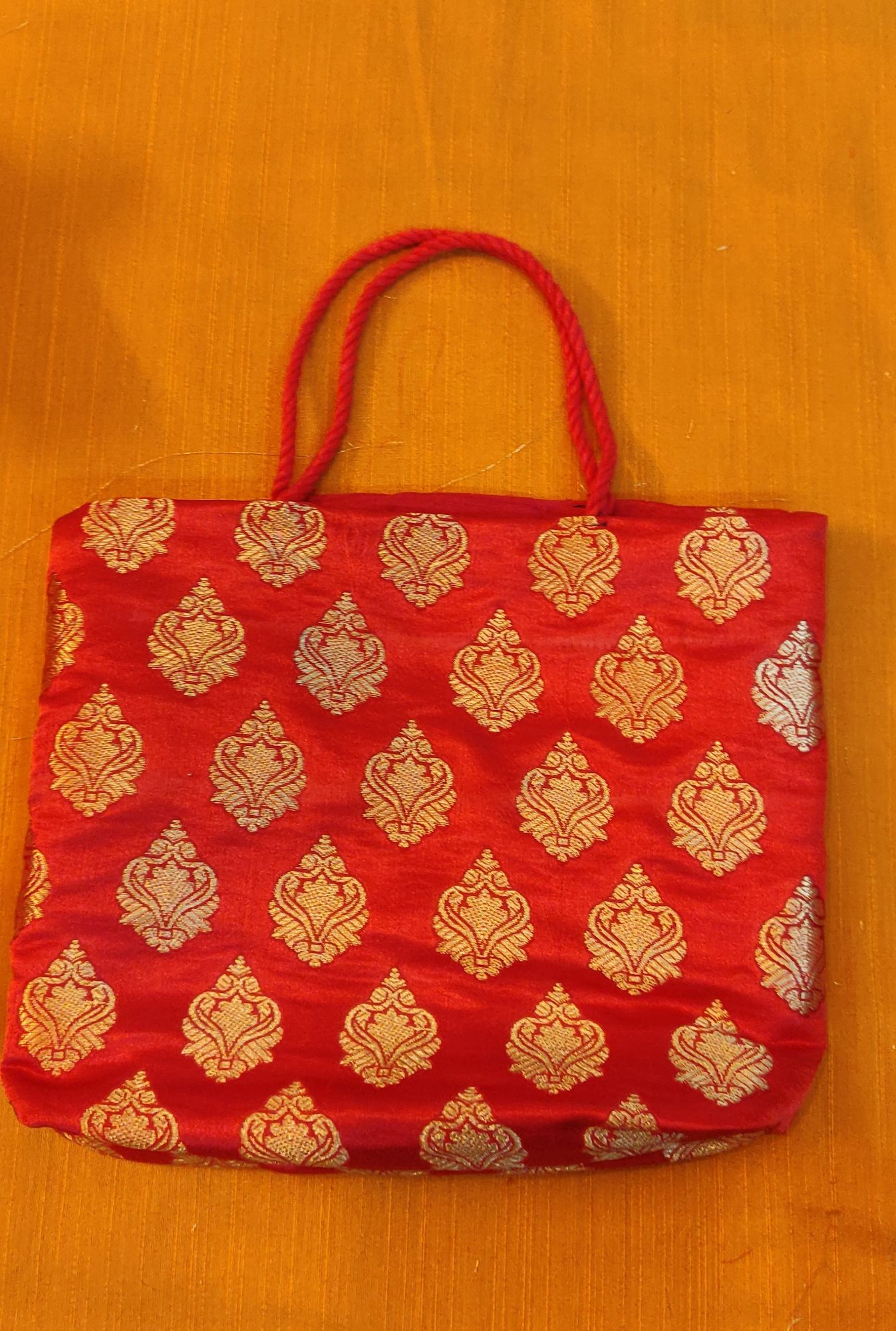 Satin Banaras gift bag
