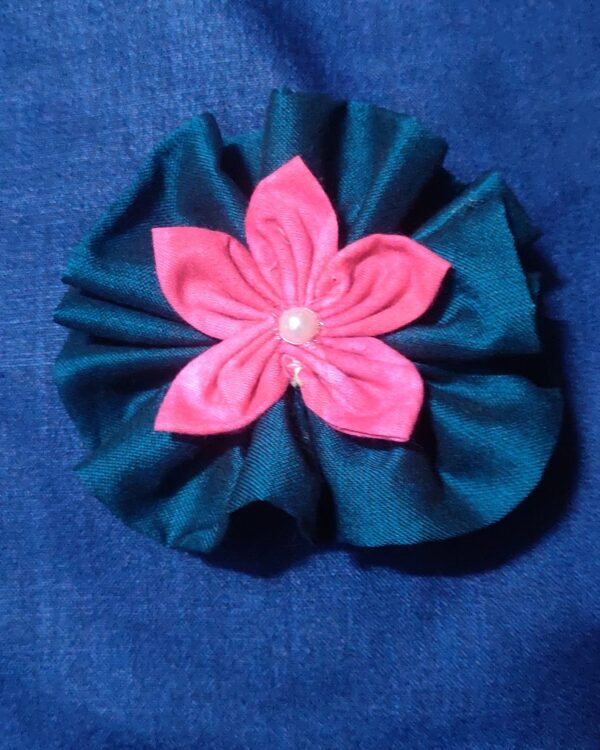 tic tac with silk fabric flower