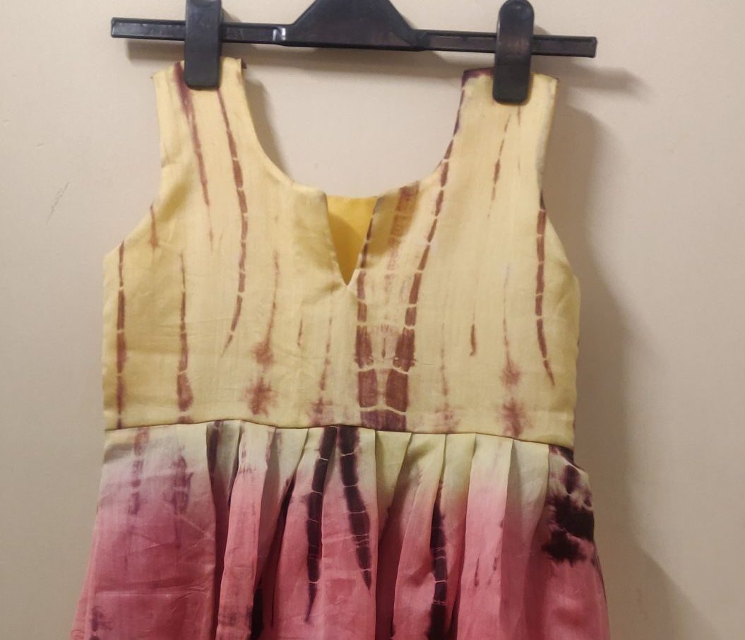 Chanderi frock